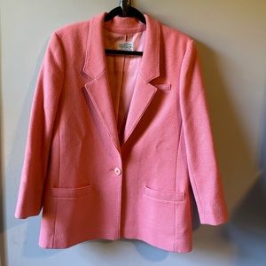 PENDLETON vintage wool pink blazer